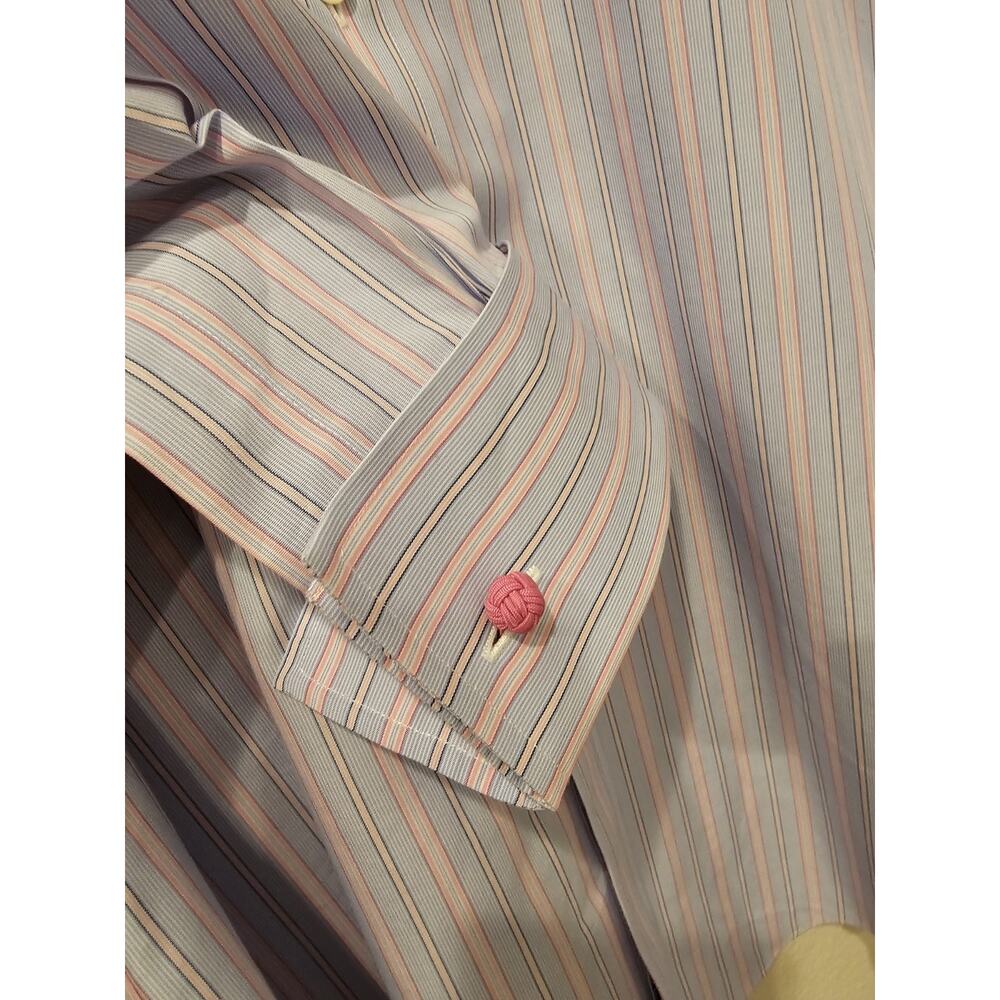 Brooks Brothers Dress Shirt 16.5 33 Regent Non Iron Check Point Collar